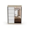 Šatníková skriňa so zrkadlom Valery IV