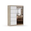 Šatníková skriňa Valery IV v dekore dub sonoma