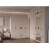Priestranná šatníková skriňa Elenas