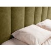 Olivová farba na posteli