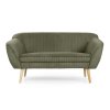 Čalúnená pohovka Dory - olivová
