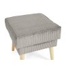 Taburet Dory v sivej farbe - čalúnenie
