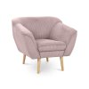Kreslo Dory - svetloružová