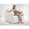 Smotanové kreslo Glove s osobou