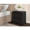 Nočný stolík Lumina 2 - čierny