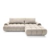 Smotanová rohová sedačka Rimini - spredu