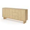 Široká komoda Nabu - dubová