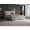 Posteľ Velo 180x200 v sivom prevedení