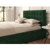 Zelená posteľ Lucerna