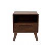 Nočný stolík v orechovej farbe