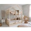 Poschodová posteľ so zábranami