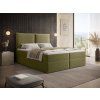 Čalúnená boxspring posteľ Seleno 160x200 - zelená