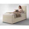 Boxspringová jednolôžková posteľ Seleno 90x200 - smotanová