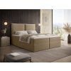 Čalúnená boxspring posteľ Seleno 140x200 - béžová