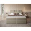Čalúnená boxspring posteľ Massimo 160x200 - béžová