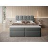 Čalúnená boxspring posteľ Massimo 180x200 - sivá