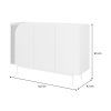 Komoda 132x90x42 cm - dub/toffee