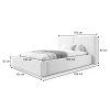 Rozmery postele Keven 120x200