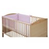 Mantinel do postieľky Oto - ružová