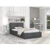 Čalúnená posteľ Izabela 200x90 - grafit