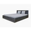 Čalúnená manželská posteľ Milada - grafit