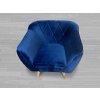 Kreslo Deana - modrá