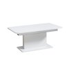 Rozkladací konferenčný / jedálenský stôl Opti 2v1 biely