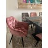 jedálenska stolička ružová