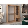 Šatníková skriňa Alyxia 150 - dub artisan