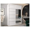 Šatníková skriňa Alyxia II 180/200 - biela