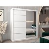Šatníková skriňa Alyxia II 180/200 - biela