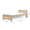 Jednolôžková posteľ 90x200 Marika - borovica