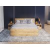 Manželská posteľ Dorian - dub craft