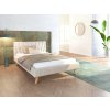 Čalúnená jednolôžková posteľ 120x200 Heaven - krémová