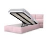 Čalúnená posteľ 120x200 s úložným priestorom Dony - ružová