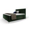 Čalúnená boxspring manželská posteľ s matracom Guliette 140x200 - zelená