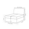 Boxspring WOOD rozmery