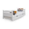 Detská posteľ so zábranou 90x200 Maurícius - biela
