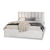 Biela manželská posteľ DENVER