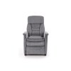 Rozkladacie sivé kreslo Jordan