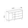 rozmerová komoda GRANDE 153 cm