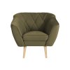 Kreslo Deana v olivovej farbe