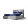 Manželská posteľ DENVER v sivej farbe