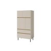 vysoká komoda Luca v béžovej farbe