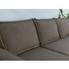 mäkké hnedé vankúše na rozkladacej sedačke Patrik