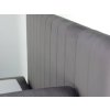 Čalúnená boxspring posteľ Kayla - sivá detail na čelo