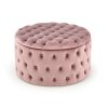 Ružový taburet Nunez