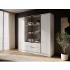 Šatníková skriňa Kelly 200 4D-RM v interiéri