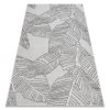 Sivý štruktúrovaný koberec Lira