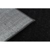 Čierny obdĺžnikový koberec Softy